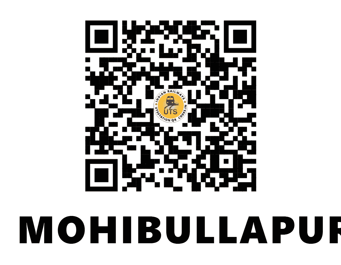 UTS QR Code for MOHIBULLAPUR - MBP (NE - UTTAR PRADESH)